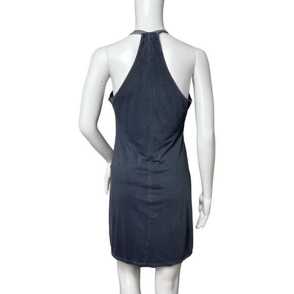 James Perse Dress Womens Medium Gray Racer‎ Tank Dress Casual Neutral Minimalist - Picture 4 of 8